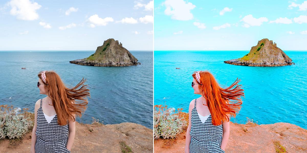 Soft fall rainbow accents