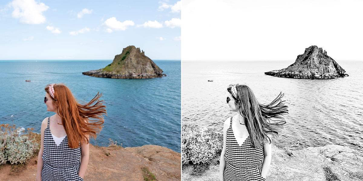 ЧБ в облачную погоду