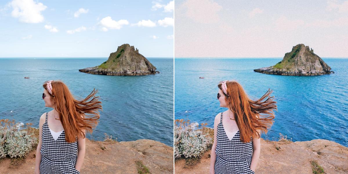 Contrasty analog film look for iPhone