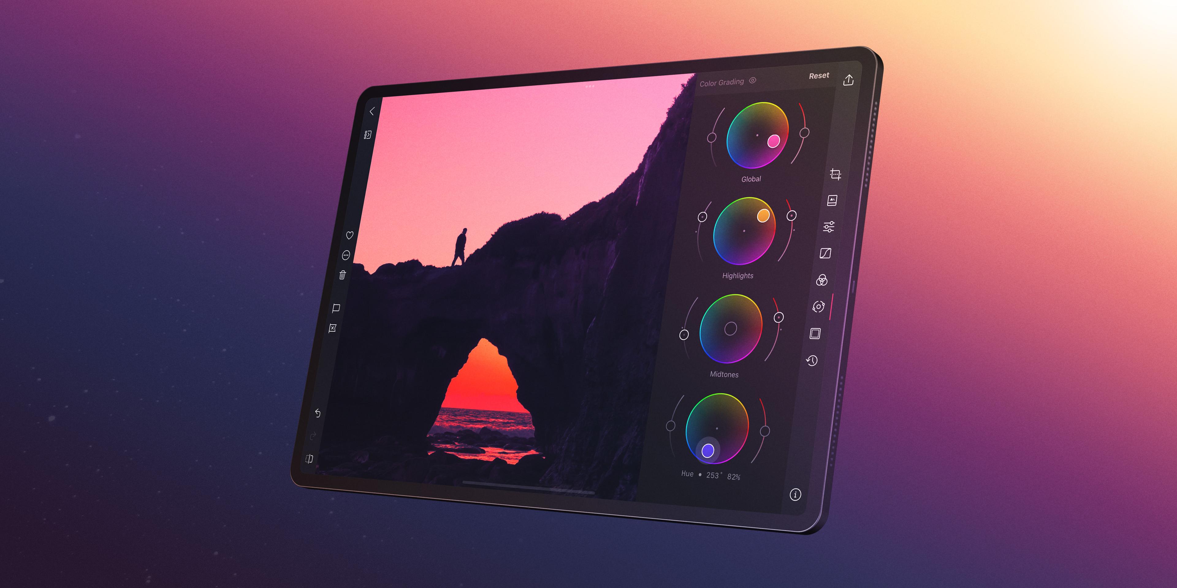 Color Grading in Darkroom