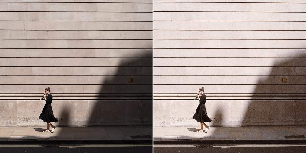 Warm contrast