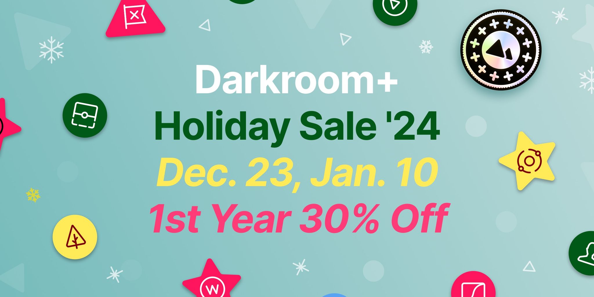 Cover Image for Darkroom+ Holiday Sale