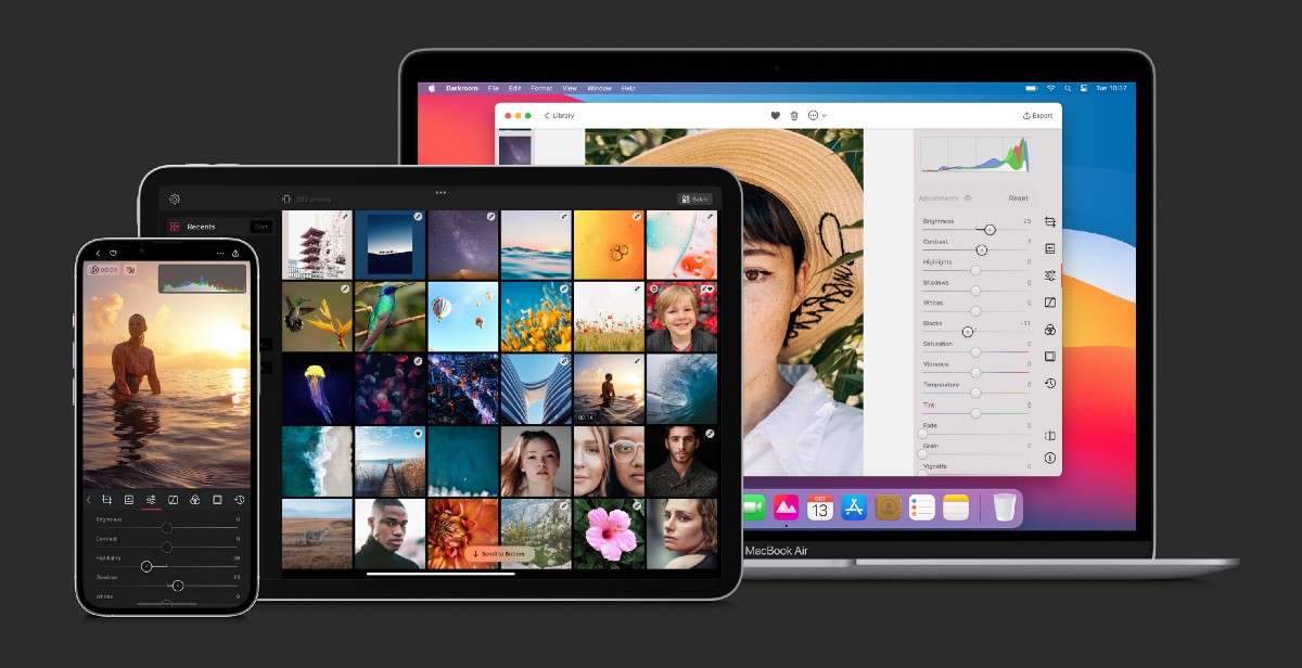 Use Darkroom on your iPhone, iPad, and Mac