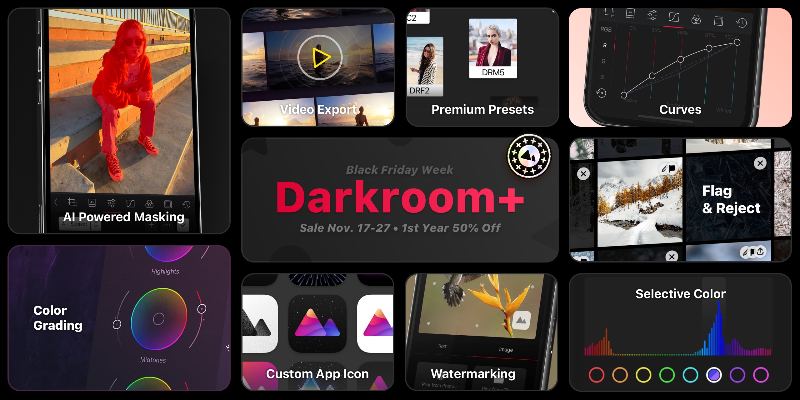 Darkroom+ Premium Features