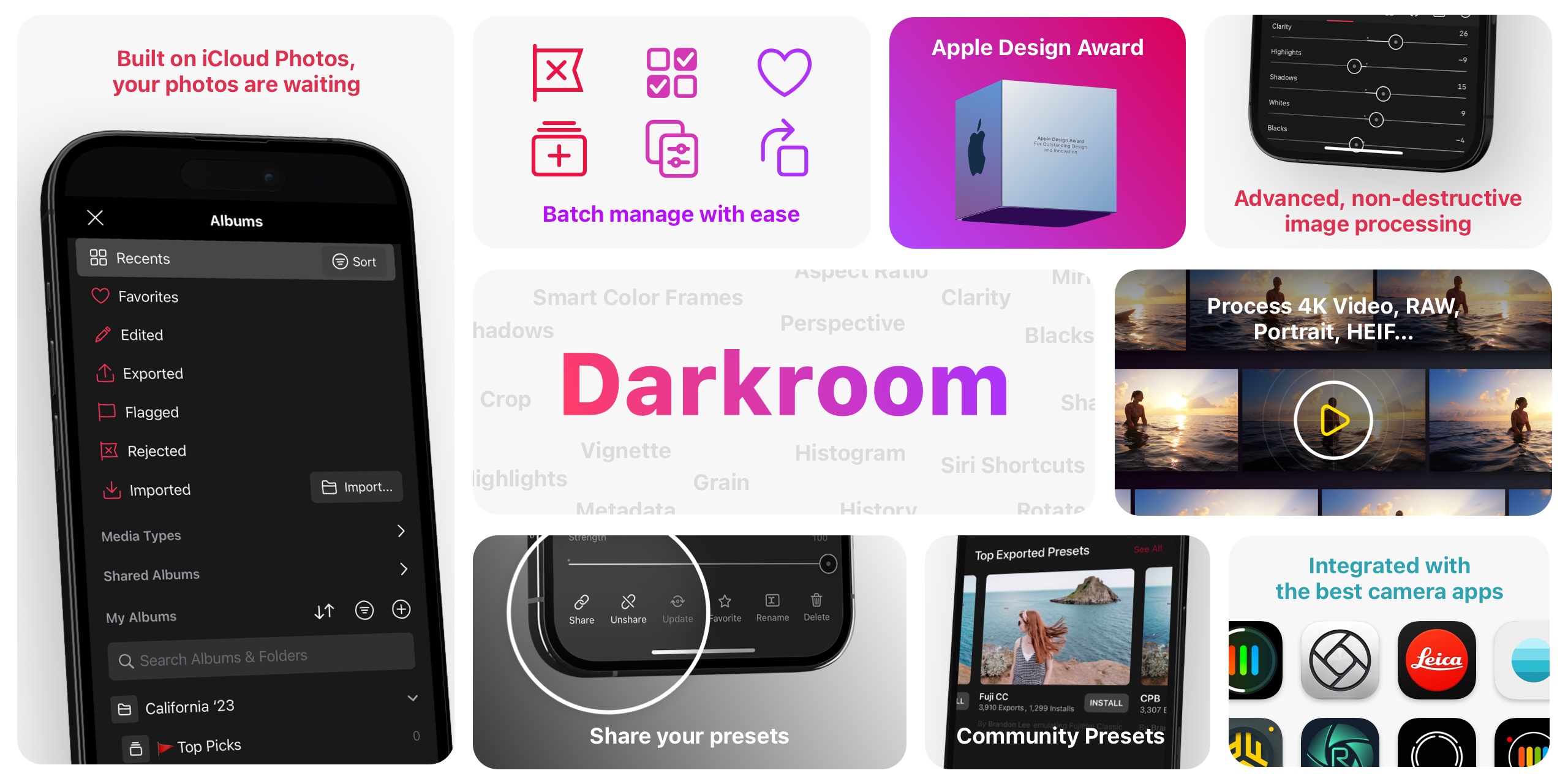 Darkroom Features